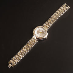 Women Chain Wrist Watch Two Tone R