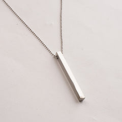 Silver Bar Chain Locket