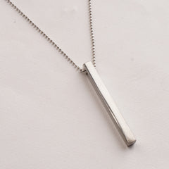 Silver Bar Chain Locket