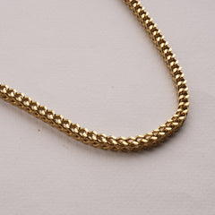 Golden Neck Casual Chain 4mm