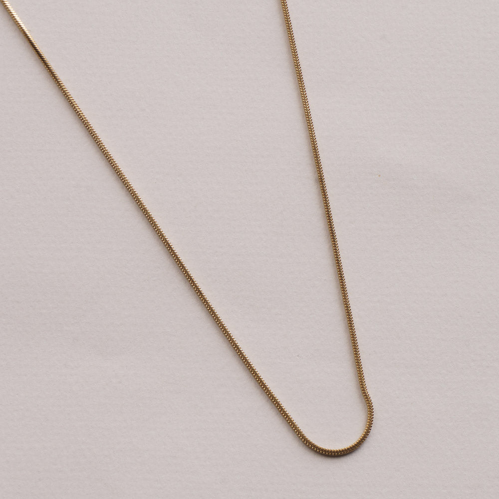 Golden Chain Necklace 1mm