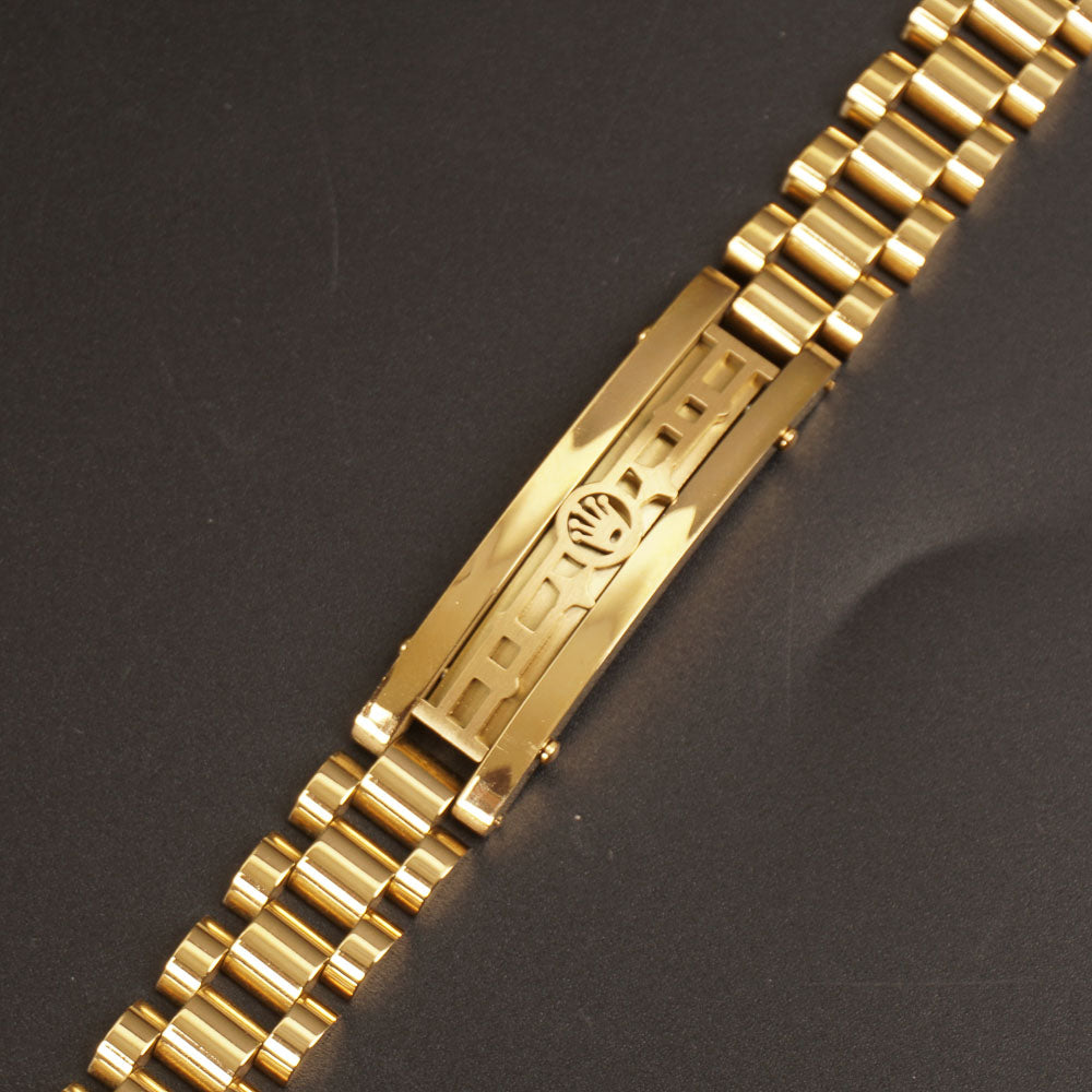 Golden Chain Bracelet For Men R