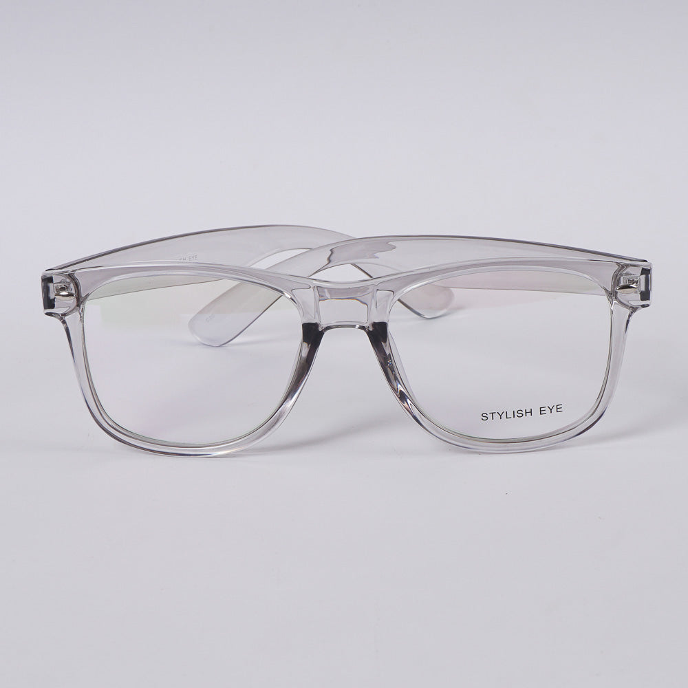 White Grey Optical Frame Design