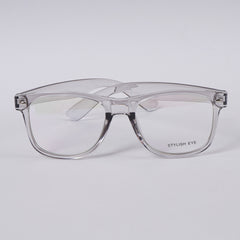 White Grey Optical Frame Design