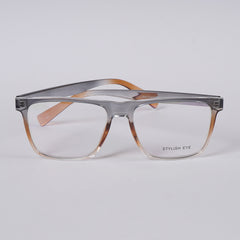Grey Orange Shade Optical Frame 1
