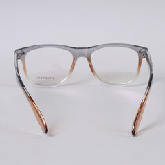Grey Orange Shade Optical Frame