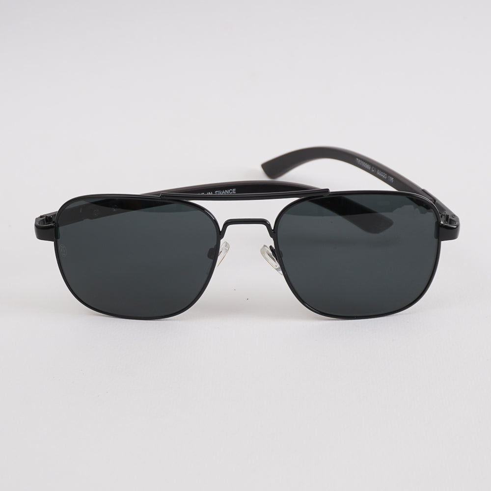 Black Sunglasses with Black Shade Wooden Stick