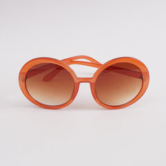 Orange Womens Sunglasses with Black Shade