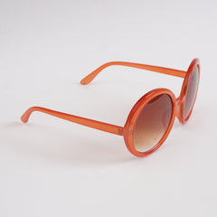 Orange Womens Sunglasses with Black Shade
