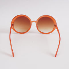 Orange Womens Sunglasses with Black Shade