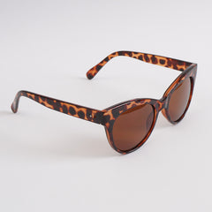Black Orange Shade Fancy Sunglasses With Brown Shade 1