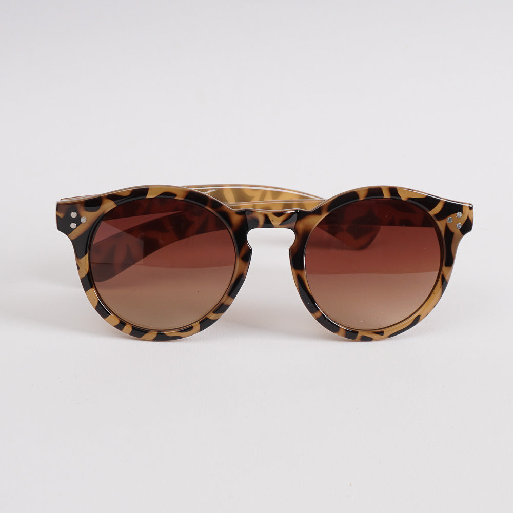 Black Beige Shade Fancy Sunglasses For Women