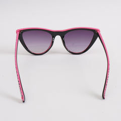 Black Pink Shade Frame Sunglasses for Women