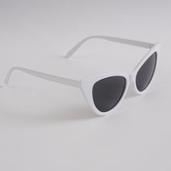 White Shade Frame Sunglasses for Women