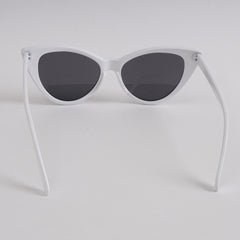 White Shade Frame Sunglasses for Women