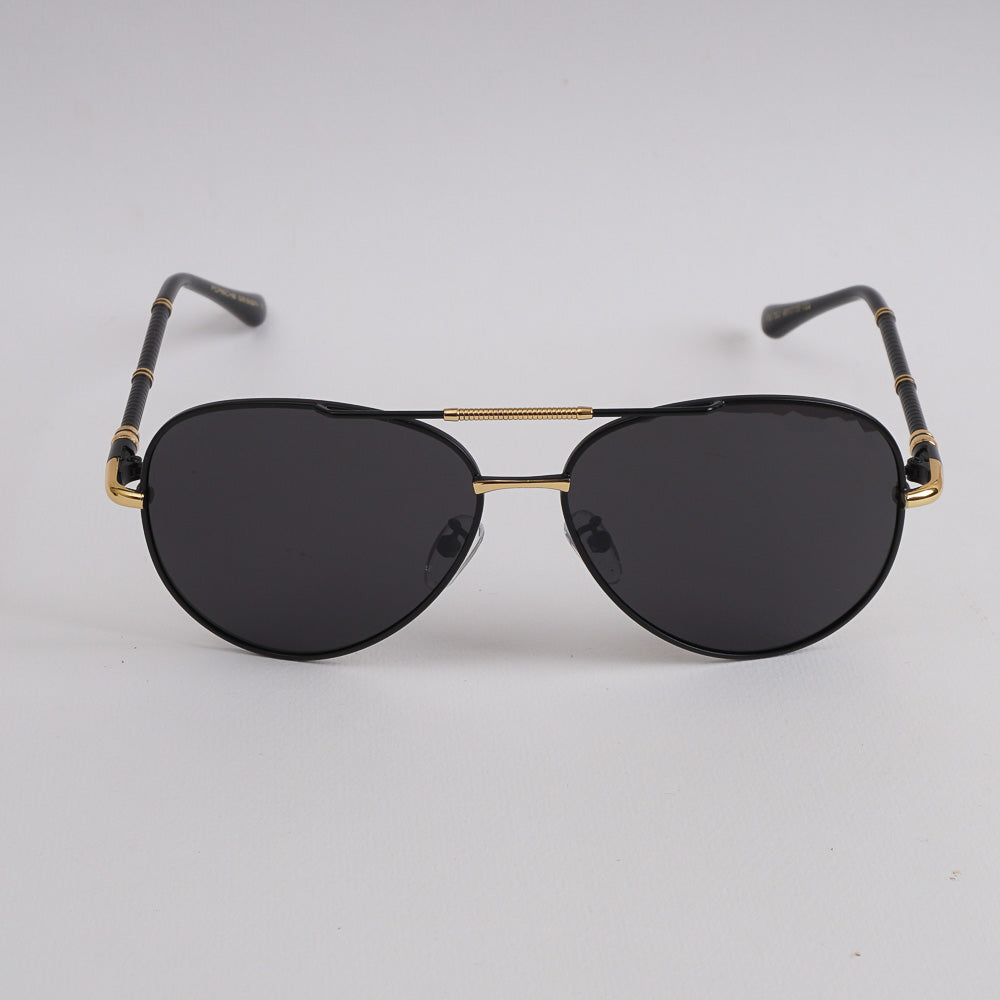 Black_Golden Sunglasses with Black Shade P