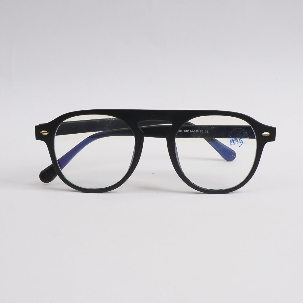 Black Optical Frame For Men & Women Matt