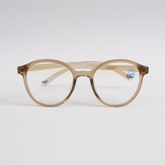 Lite Brown Shade Optical Frame For Men & Women
