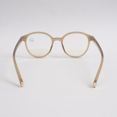 Lite Brown Shade Optical Frame For Men & Women