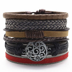 Gothic Punk 5Pcs set Handmade BD-1020S Bracelet