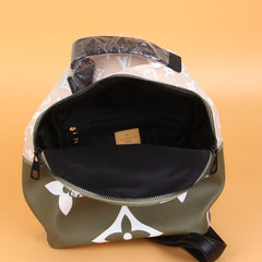 Green Classic Backpack American Style Small Bag - Thebuyspot.com