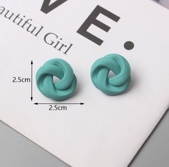 Green Drop Dangle Women Korean Fashion Earrings