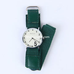 Green Strap Silver Dial 1320 Women's Wrist Watch
