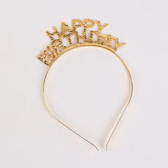 Hair Headband Metal For Parties Bride to be happy birthdays