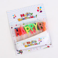 Happy Birthday Multi Color Candles