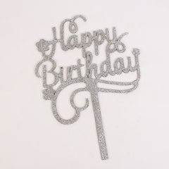 Happy Birthday & Happy Anniversary Cake Topper Birthday Party Decoration