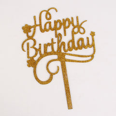 Happy Birthday & Happy Anniversary Cake Topper Birthday Party Decoration