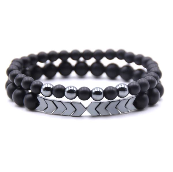 Hematite Hiphop Cool Punk Bracelet