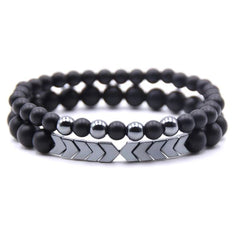 Hematite Hiphop Cool Punk Bracelet
