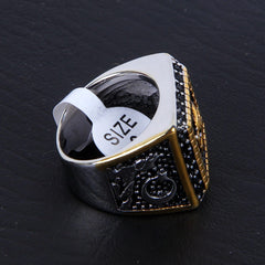 Hot Punk Silver Style Men's Ring