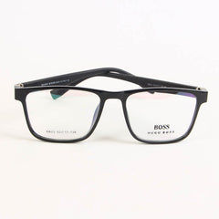 Black Rectangle Shape Eyeglasses