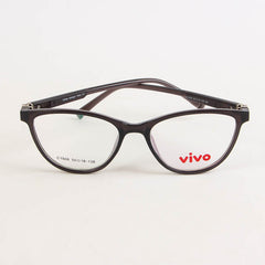 Black Oval Shape Eyeglasses