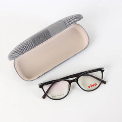 Black Oval Shape Eyeglasses