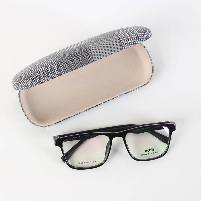 Black Rectangle Shape Eyeglasses