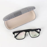 Black Rectangle Shape Eyeglasses