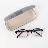 Black n White Oval Shape Eyeglasses