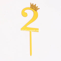 Happy Birthday Cake Topper Cake Ornament 1-6