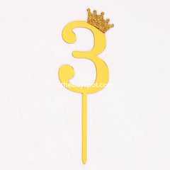 Happy Birthday Cake Topper Cake Ornament 1-6