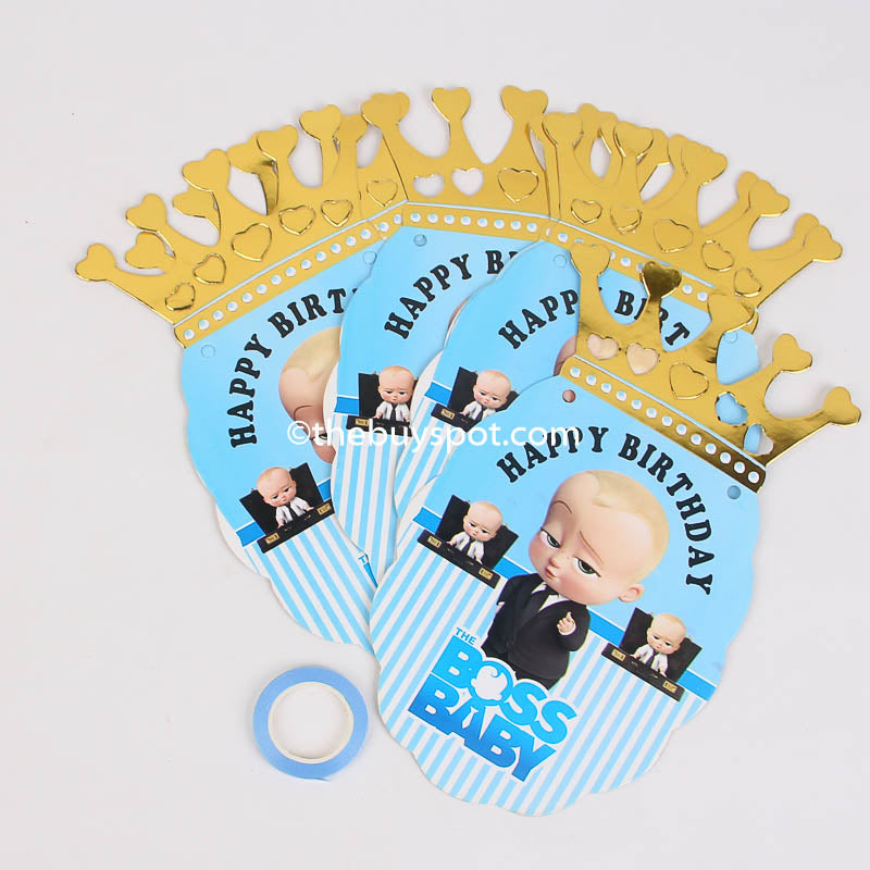 The Boss Baby Happy Birthday Buntings 1.5M