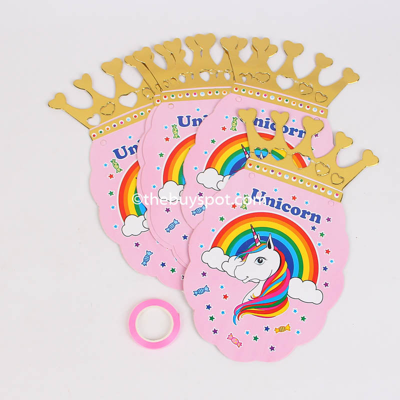 Unicorn Happy Birthday Buntings 1.5M