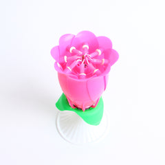 Musical Birthday Candles Flower