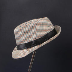 Vintage New Fashion Top Jazz Felt Wide Brim Retro Out Door Fedoras Hat Couple Cap