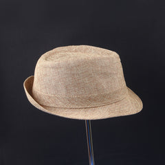 Khaki Panama Fashion Spring Summer Wide Brim Beach Hat