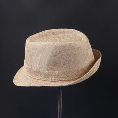 Khaki Panama Fashion Spring Summer Wide Brim Beach Hat
