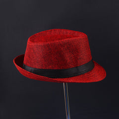Outdoor Top Jazz Red Style New Fashion Retro Men Couple Cap