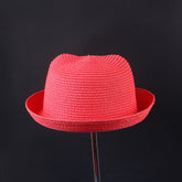 Pink Cat Ear Style Sun Hat